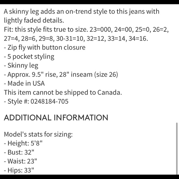 Paige Skyline Skinny Jeans Size 26 - Picture 3 of 5